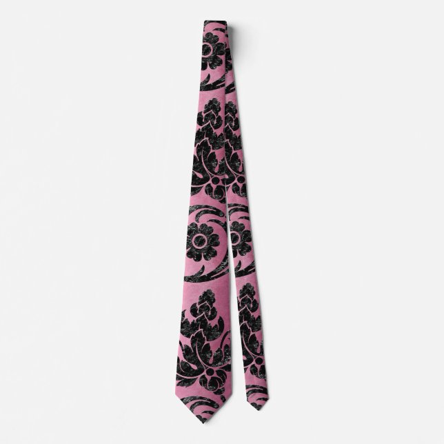 The Black Velvet  Series Design 6  Tie (Front)