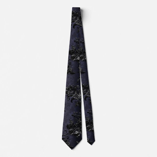 The Black Velvet  Series Design 8  Tie (Front)