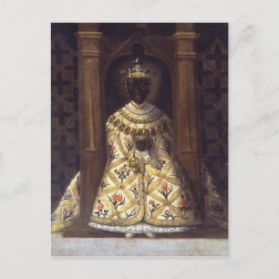 The Black Virgin in the Chadaraita Postcard