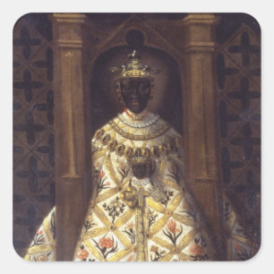The Black Virgin in the Chadaraita Square Sticker