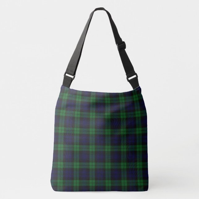 The Black Watch Tartan Crossbody Bag (Front)