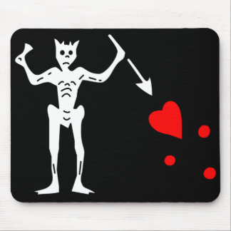 The Blackbeard Authentic Flag Mouse Mat