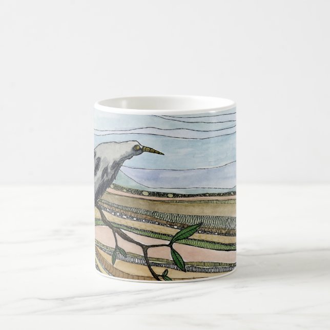 The blackbird coffee mug (Center)