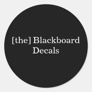 [the] Blackboard Decals Sticker