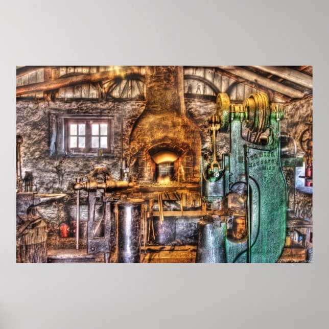 The Blacksmith shop Poster (Front)