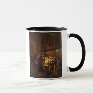 The Blacksmith's Shop (oil on canvas) Mug