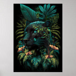 The Blazing Jungle: Domain of the Black Panther Po Poster