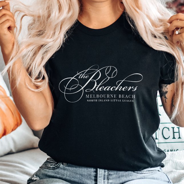 "The Bleachers" Funny Cute Baseball Mum T-Shirt (Creator Uploaded)
