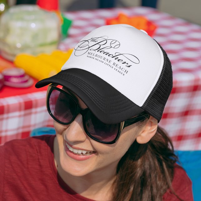 "The Bleachers" Funny Cute Baseball Mum Trucker Hat (Creator Uploaded)