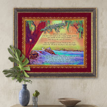 The Blessed Man is Like A Tree Psalm 1 Art Print