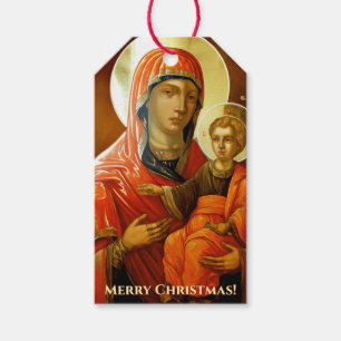 The Blessed Mother of God Icon Gift Tags