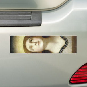 The Blessed Soul (Angelic Young Religious Woman) Bumper Sticker