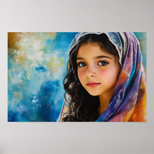 The Blessed Virgin Mary as a Young Girl Poster