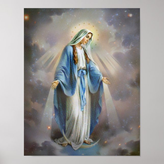 The Blessed Virgin Mary Poster (Front)