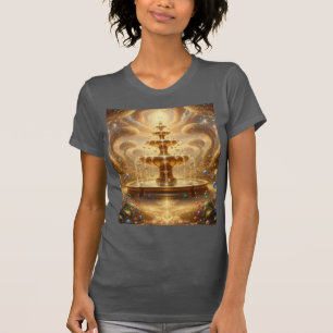 The Blessing Fountain — Overflow of Divine Wealth T-Shirt