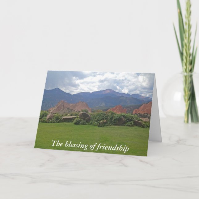 The Blessing of Friendship Card (Front)