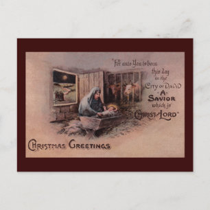 The Blessings of Christmas Postcard