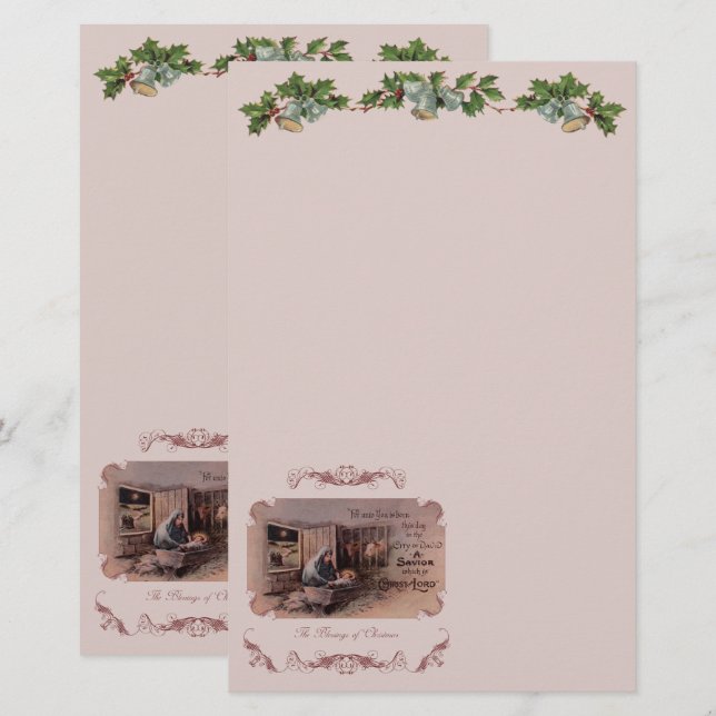 The Blessings of Christmas Stationery (Front/Back)