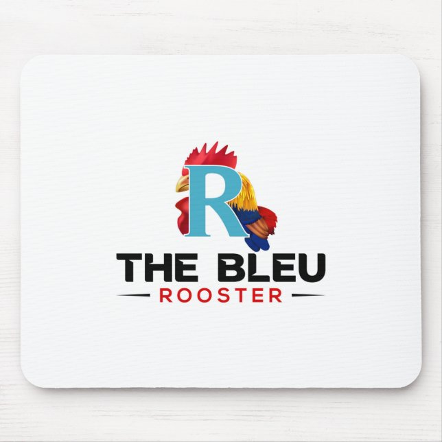 The Bleu Rooster_Logo-01 Mouse Mat (Front)