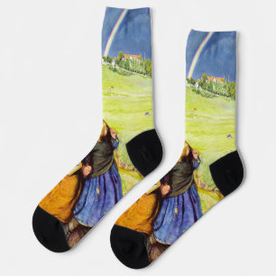 The Blind Girl by John Everett Millais Socks