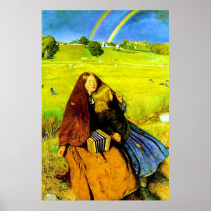 The Blind Girl ~ John Everett Millais Poster