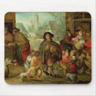 The Blind Hurdy Gurdy Player Mouse Mat