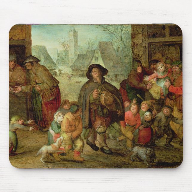 The Blind Hurdy Gurdy Player Mouse Mat (Front)