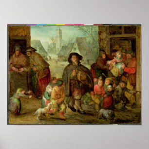 The Blind Hurdy Gurdy Player Poster