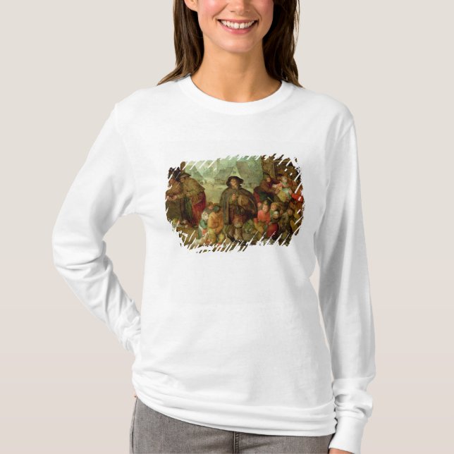 The Blind Hurdy Gurdy Player T-Shirt (Front)