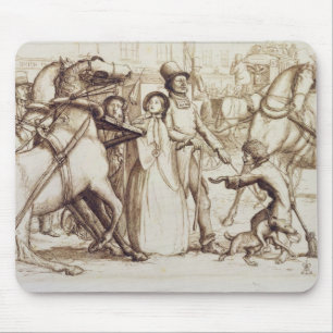 The Blind Man, 1853 (pen, ink, wash and graphite o Mouse Mat