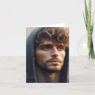 The Blind of Renewal. Map for All Thank You Card