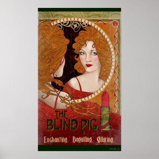 THE BLIND PIG™ Vintage Artwork Poster (Front)