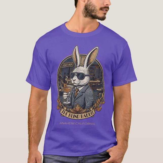 The Blind Rabbit Speakeasy Anaheim California Loun T-Shirt (Front)
