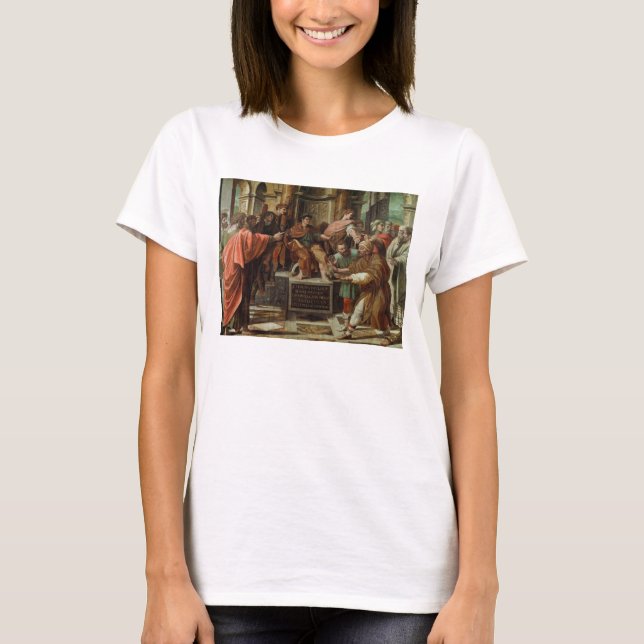 The Blinding of Elymas (cartoon for the Sistine Ch T-Shirt (Front)
