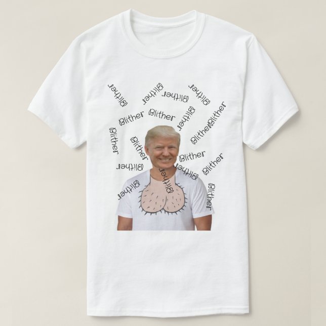The Blithering Orange Idiot T-Shirt (Design Front)