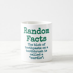 The Blob Of Toothpaste On A Toothbrush - Trivia Fa Coffee Mug
