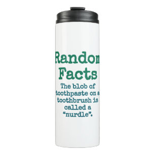 The Blob Of Toothpaste On A Toothbrush - Trivia Fa Thermal Tumbler