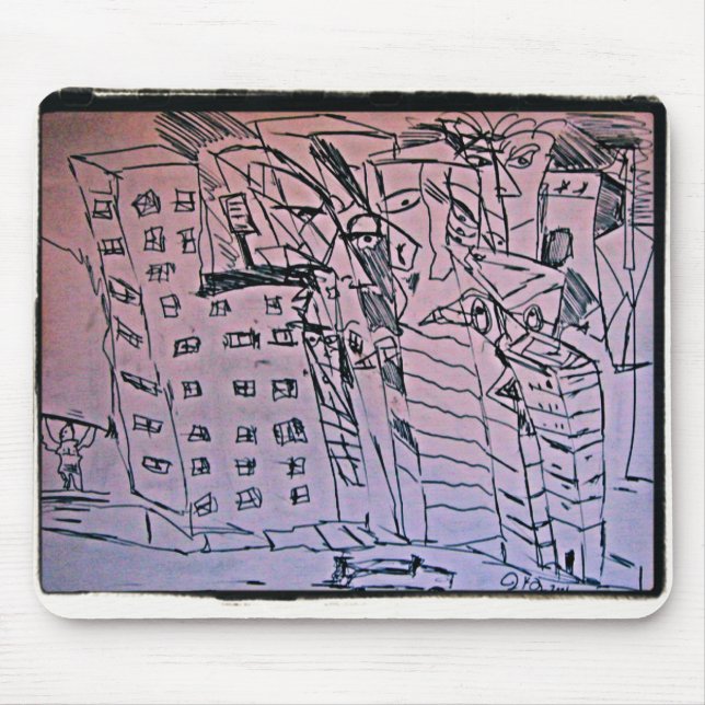 THE BLOCK MOUSE MAT (Front)