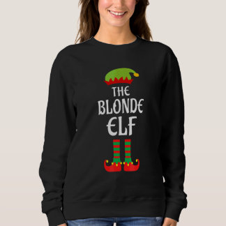 The Blonde Elf Family Matching Group Christmas Paj Sweatshirt