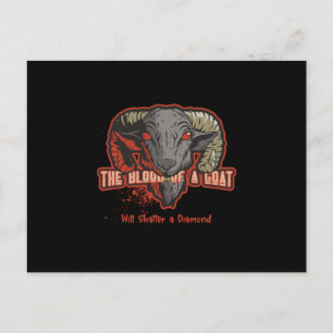 The Blood Of a Goat Will Shatter Devil Goat Postcard