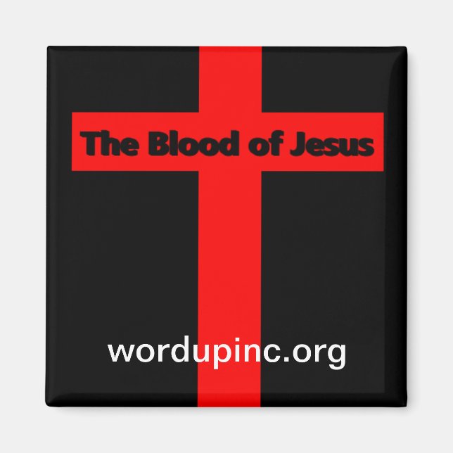 The Blood of Jesus Magnet (Front)