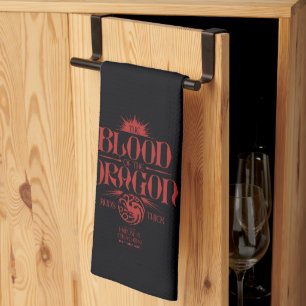 The Blood of the Dragon Runs Thick Tea Towel