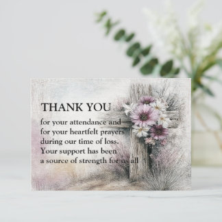 The Bloom of Grace Thank You Card