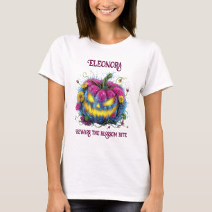 The Bloom Pumpkin Halloween Scary Cute T-Shirt