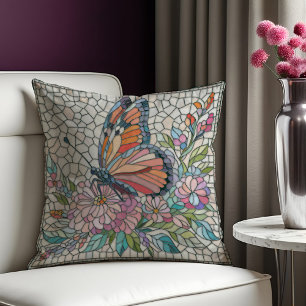 The Blossoms’ Whispers - Mosaic Art Cushion