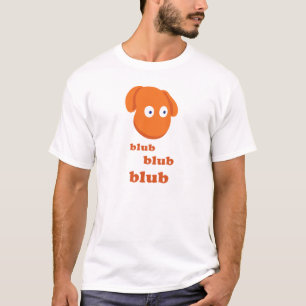 The Blubby "Blub Blub Blub" Basic White T-Shirt