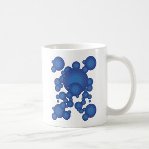 The Blue 70's year styling circle Coffee Mug