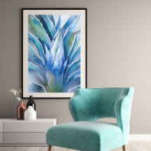 The Blue Agave unframed