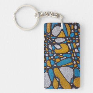 The Blue and Gold Keychain