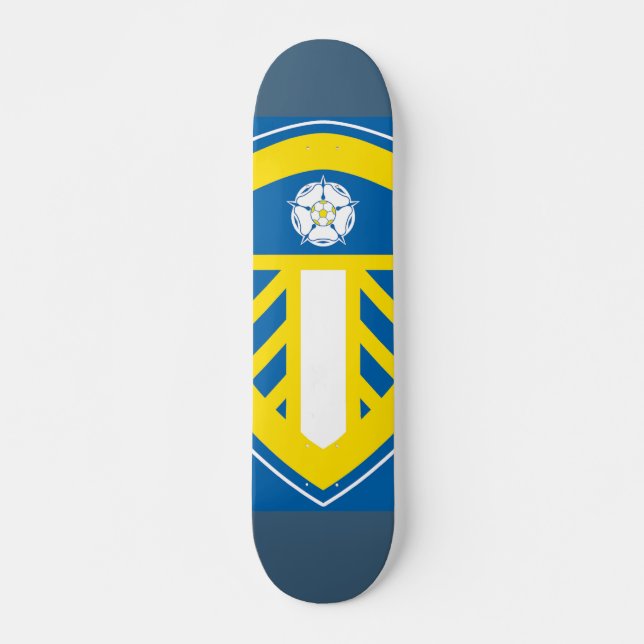 The Blue and Ylws Skateboard (Front)